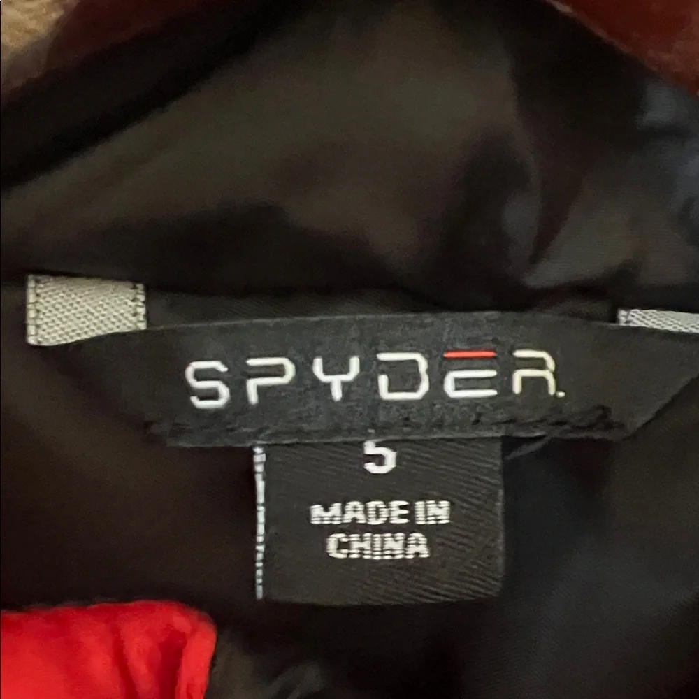 Spyder Boys Red Puffer Vest – Size Small